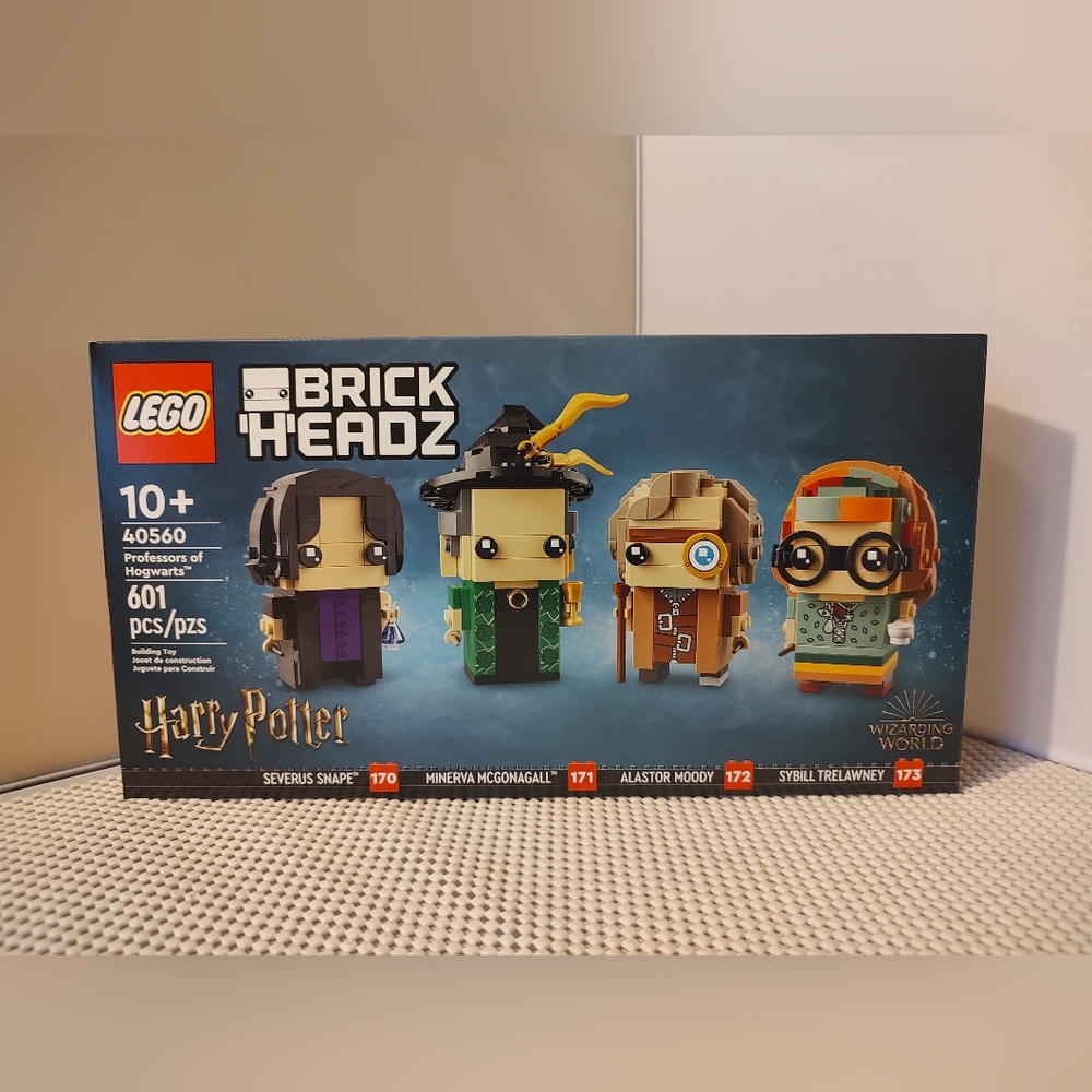 Lego Brick Headz 40560 Professors of Hogwarts Harry Potter NWT Building Toy Set